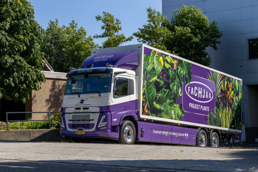 Nieuwe elektrische vrachtwagen